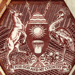 5 шиллингов 1987 года - Уганда (Pick 27) UNC