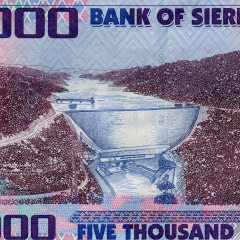 5000 леоне 2013 года - Сьерра-Леоне (Pick 32b) UNC