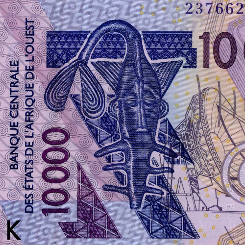 10000 франков 2003 (2023) года - Сенегал (Pick 718K) UNC