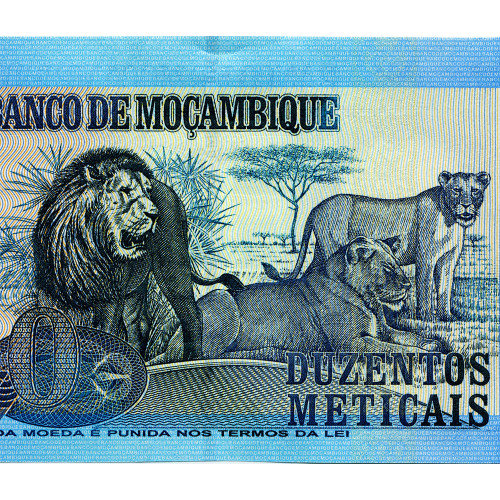 200 метикалов 2011 года - Мозамбик (Pick 152) UNC