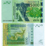 5000 франков 2003 (2023) года - Мали (Pick 417D) UNC