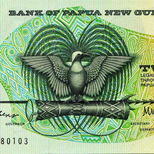 2 кина 1981-1991 гг. Папуа-Новая Гвинея (Pick 5) UNC
