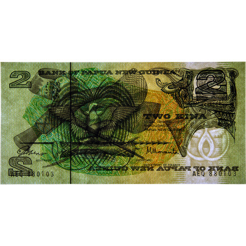 2 кина 1981-1991 гг. Папуа-Новая Гвинея (Pick 5) UNC