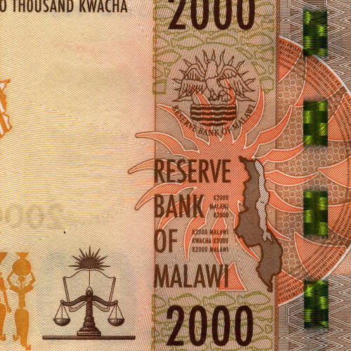 2000 квач 2022 года - Малави (Pick W70) UNC