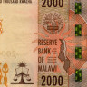 2000 квач 2022 года - Малави (Pick W70) UNC