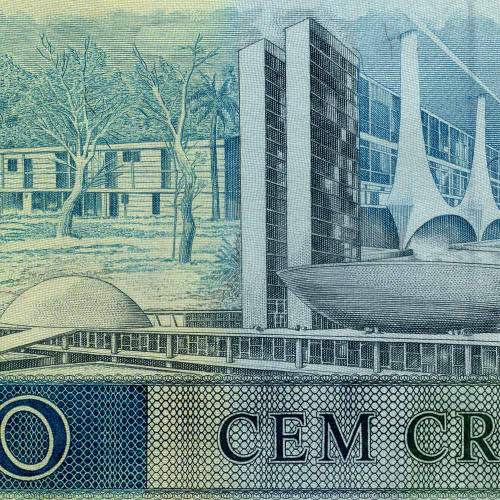 100 крузадо 1987 года - Бразилия (Pick 211b) aUNC