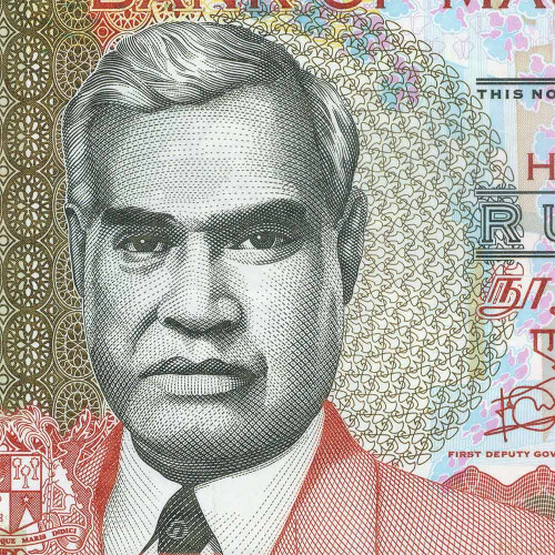 100 рупий 2024 года - Маврикий (Pick W65.a) UNC - полимер