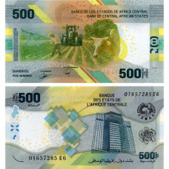 500 франков 2020 (2022) года - Центральноафриканская Республика (Pick 700) UNC
