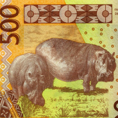 500 франков 2012 года — Кот-д'Ивуар UNC