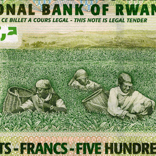 500 франков 2004 года - Руанда (Pick 30) UNC
