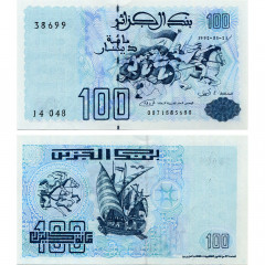 100 динаров 1992 года - Алжир (Pick 137) UNC