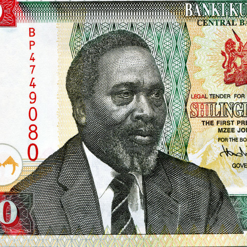 500 шиллингов 2004-2010 гг - Кения (Pick 50) UNC