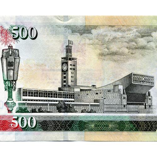 500 шиллингов 2004-2010 гг - Кения (Pick 50) UNC