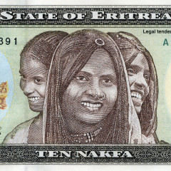 10 накфа 1997 года - Эритрея (Pick 3) UNC