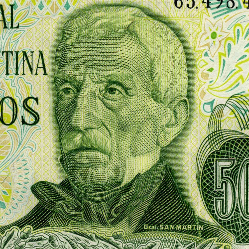 500 песо 1977-1982 гг - Аргентина (Pick 303) UNC