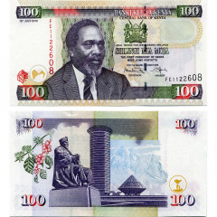 100 шиллингов 2005-2010 гг - Кения (Pick 48) UNC