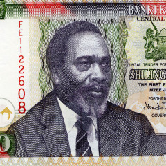 100 шиллингов 2005-2010 гг - Кения (Pick 48) UNC