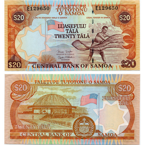 20 тал 1985 года - Самоа (Pick # 28) UNC