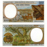 500 франков 1993-2000 гг - Центральноафриканская Республика (Pick 301F) UNC