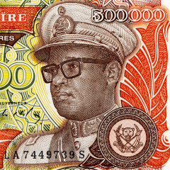 500000 заиров 1992 года - Заир (Pick 43) UNC