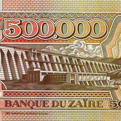 500000 заиров 1992 года - Заир (Pick 43) UNC
