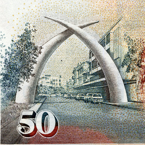 50 шиллингов 2010 года - Кения (Pick 47е) UNC