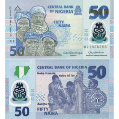 50 найра 2020 года - Нигерия (Pick 40) UNC