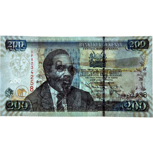 200 шиллингов 2010 года - Кения (Pick 49) UNC