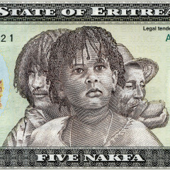 5 накфа 1997 года - Эритрея (Pick 2) UNC