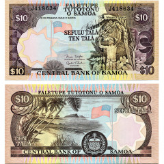 10 тал 2002 года - Самоа (Pick # 34.b) UNC
