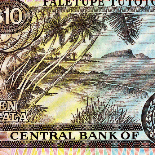 10 тал 2002 года - Самоа (Pick # 34.b) UNC