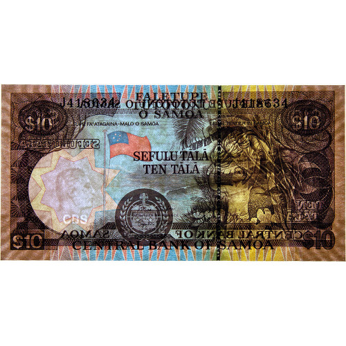 10 тал 2002 года - Самоа (Pick # 34.b) UNC