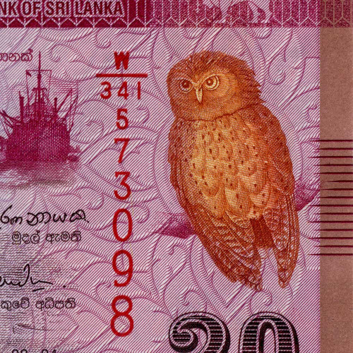 20 рупий 2015 года - Шри-Ланка (Pick# 123.c) UNC