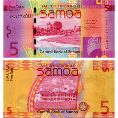 5 тал 2008 года - Самоа (Pick # 38) UNC