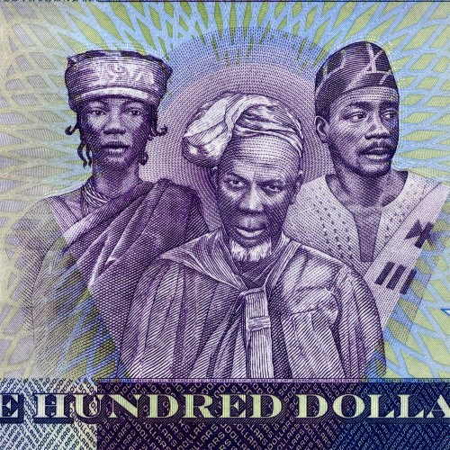 500 долларов 2016 года - Либерия (Pick 36) UNC
