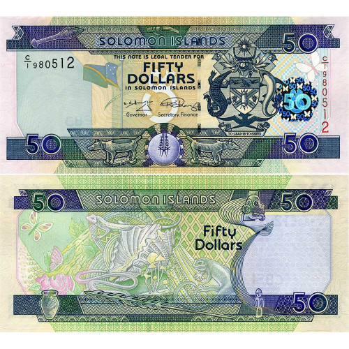 50 долларов 2009 года - Соломоновы острова (Pick # 29) UNC