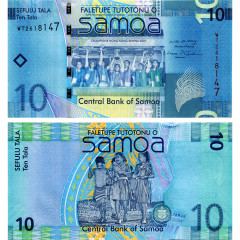 10 тал 2008 года - Самоа (Pick # 39) UNC