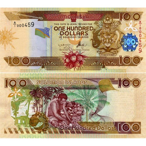 100 долларов 2006 года - Соломоновы острова (Pick # 30) UNC