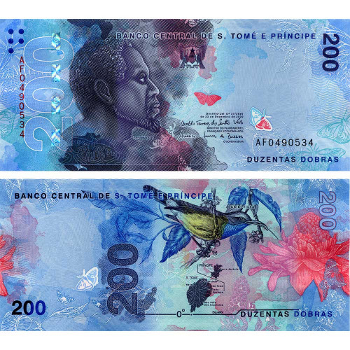 200 добра 2020 года - Сан-Томе и Принсипи (Pick W81) UNC