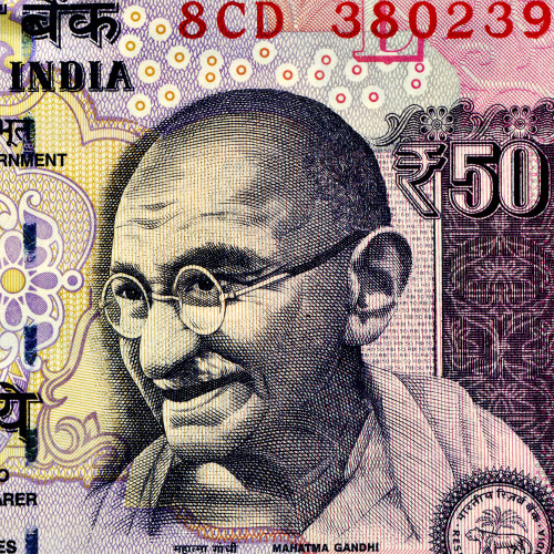 50 рупий 2015 года — Индия UNC