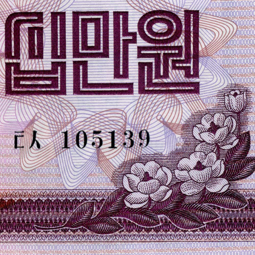 100000 вон 2003 года - Северная Корея (Pick WD57) aUNC