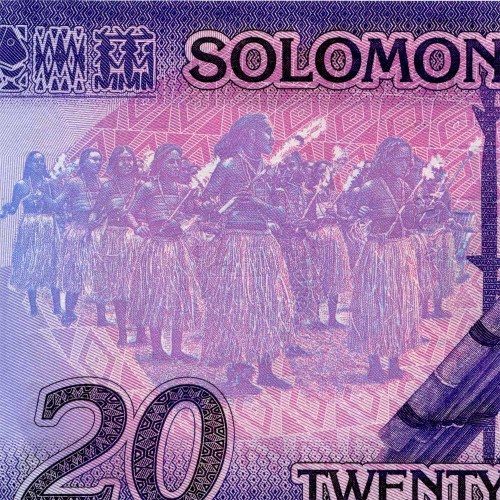 20 долларов 2017 года - Соломоновы острова UNC