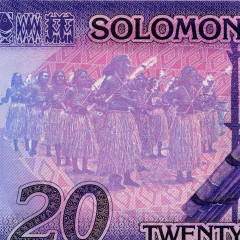 20 долларов 2017 года - Соломоновы острова UNC