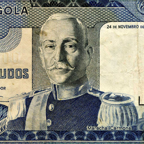 500 эскудо 1972 года - Ангола (Pick 102) F-VF