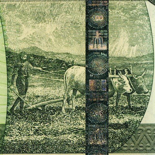 100 быров 2012 года - Эфиопия UNC