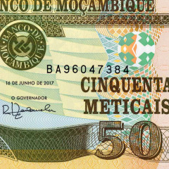 50 метикал 2017 года - Мозамбик UNC
