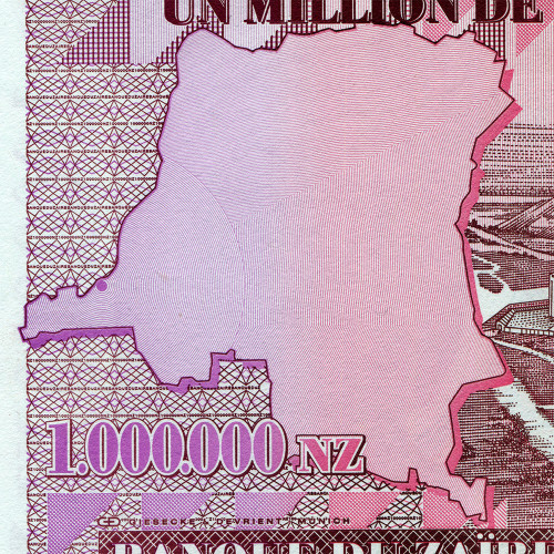 1 миллион новых заиров 1996 года - Заир (Pick 79) UNC