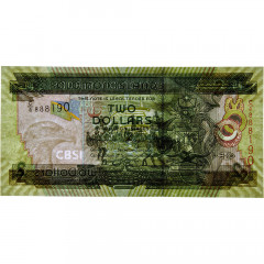2 доллара 2011 года - Соломоновы острова) UNC