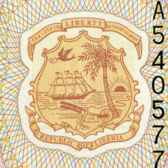 5 долларов 2003-2011 гг - Либерия (Pick 26) UNC