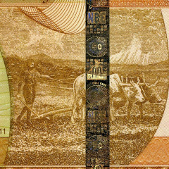 50 быр 2011 года - Эфиопия (Pick  51e) UNC